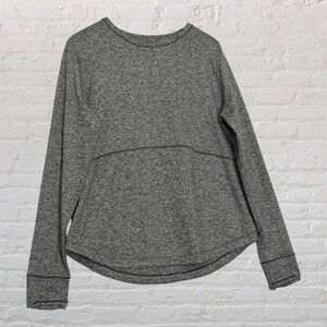 Duluth Trading Co Womens Gray Heather Long Sleeve Performance Top L